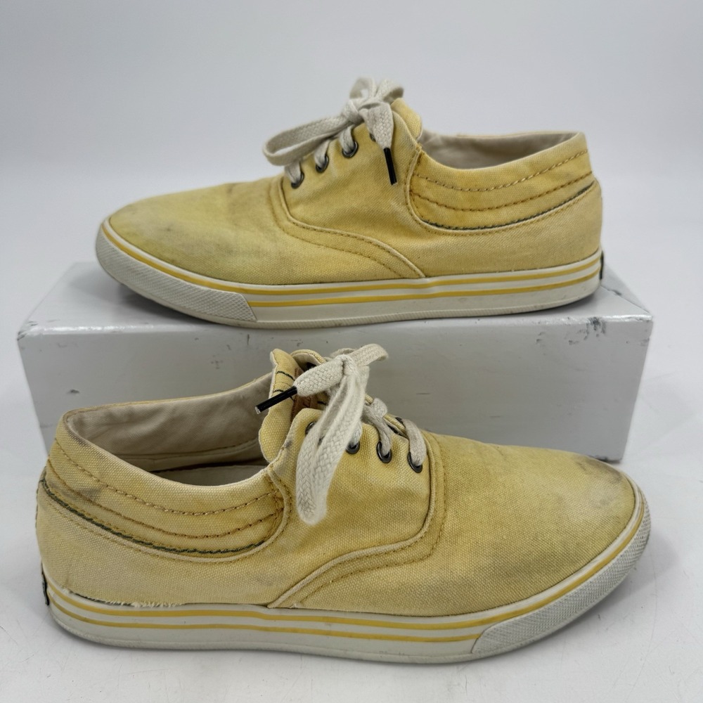 L.L. BEAN Women's Sunwashed Canvas Sneaker Shoes Size‎ 7 M